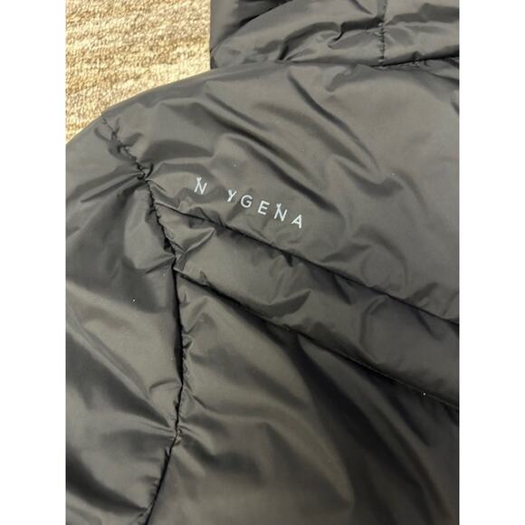 Indygena Coat Black Puffer Duck Down Hooded Jacket Size M - Picture 8 of 16